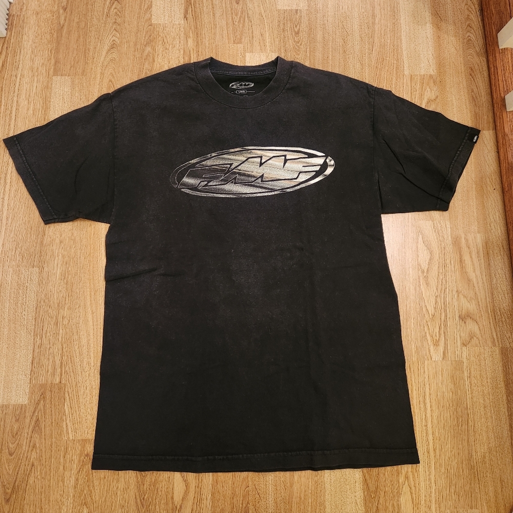 FMF Racing Cotton Shortsleeve T-Shirt Black Large